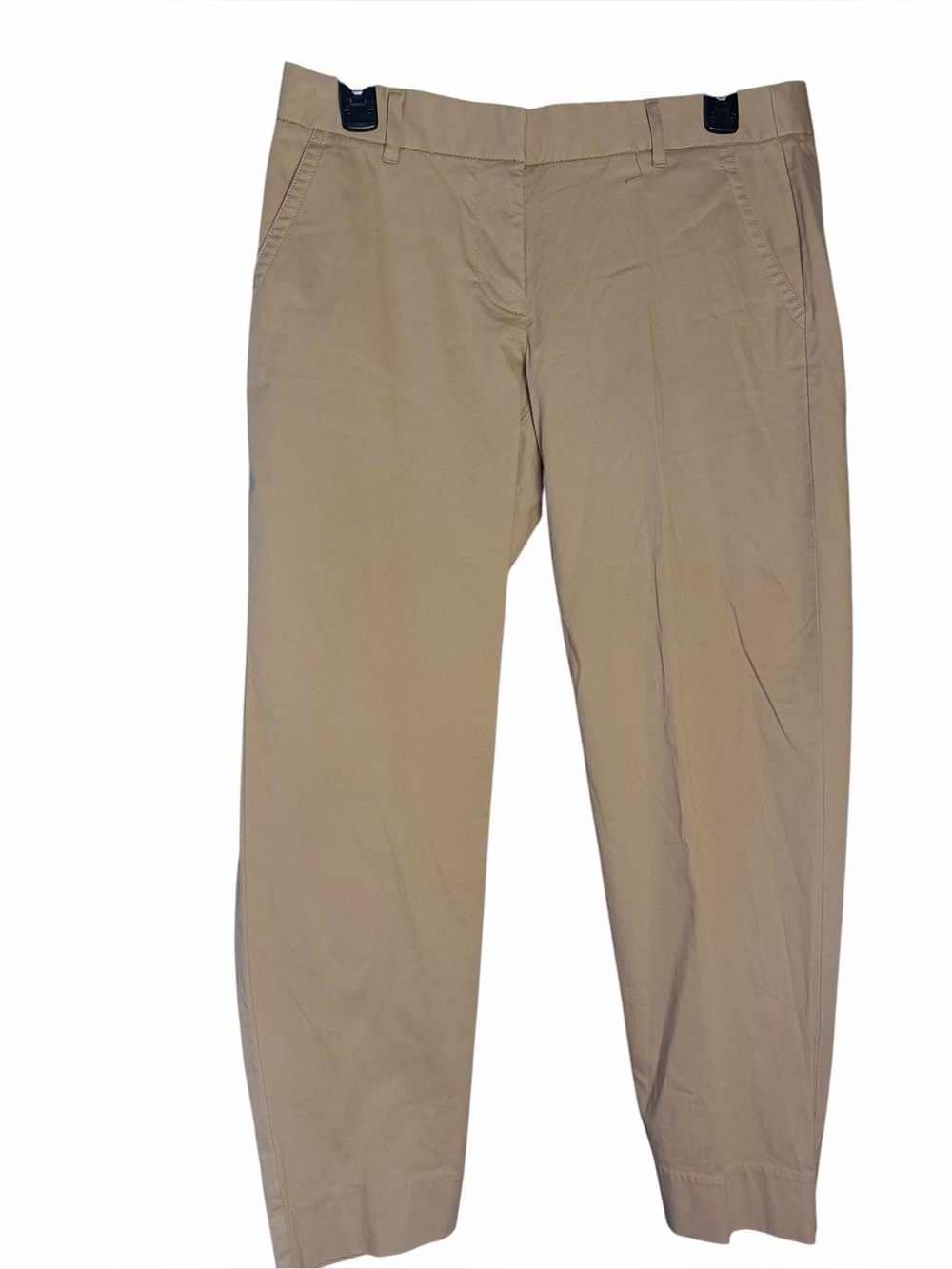 J. Crew Khaki Straight Leg Cotton Blend Pants